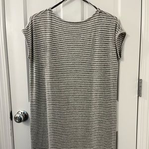 Gap Summer Gray Striped Dress